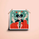 Illustration engagée papier recyclé Bloom